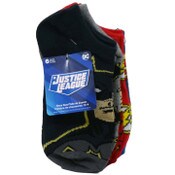 Wholesale - 6pk JUSTICE LEAGUE HONOR NS SOCKS SIZE 6-8, UPC: 193159225216